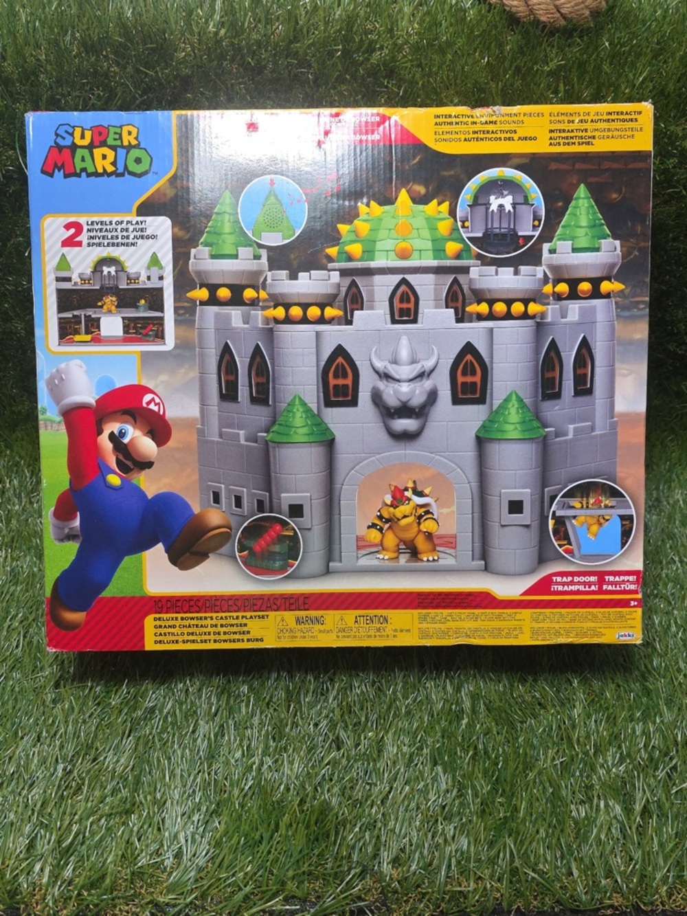 Jakks Pacific World of Nintendo Super Mario Deluxe Bowser's Castle Playset